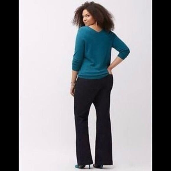 Lane Bryant Red V Neck Long Sleeve Sweater Sz.26/28 NWT - Picture 2 of 12